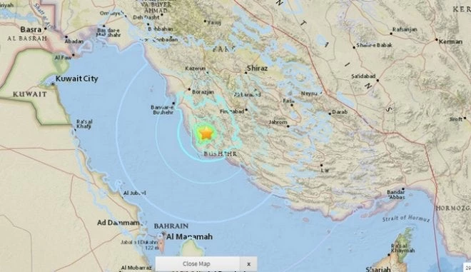 Ιράν: Σεισμός 5,9 Ρίχτερ κοντά σε πυρηνικό σταθμό